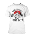 Save Animals Drink Beer- Camping Bear NNKB109-Apparel-NNK-T-shirt-S-Vibe Cosy™