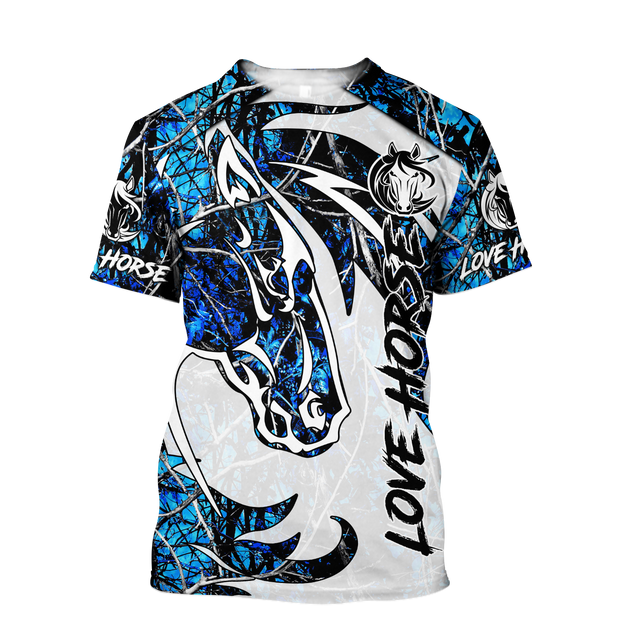 Beautiful Horse 3D All Over Printed shirt for Men and Women Pi060102-Apparel-NNK-Hoodie-S-Vibe Cosy™