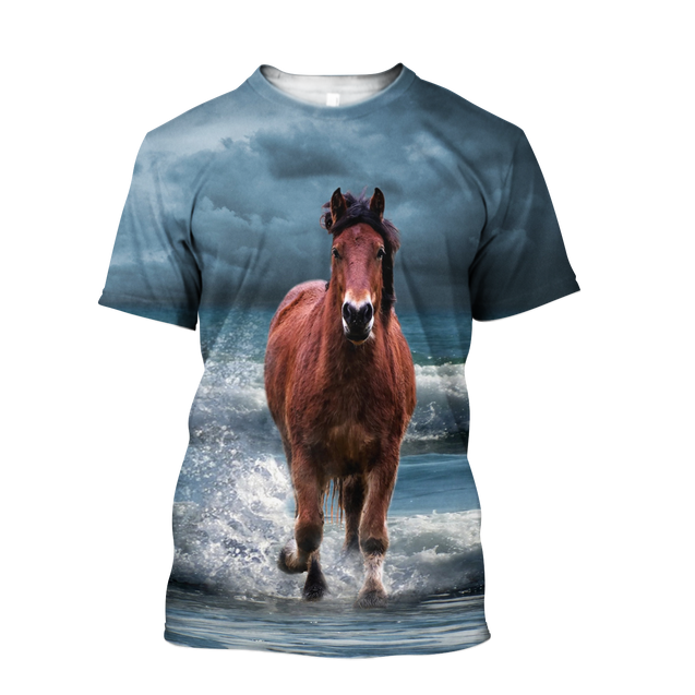 Love Horse 3D All over print for Men and Women shirt Pi020103-Apparel-NNK-Hoodie-S-Vibe Cosy™