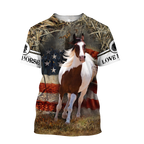 Love Horse 3D All Over Printed Shirts Pi080501-Apparel-TA-T-Shirt-S-Vibe Cosy™