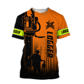 Premium Logger Man Orange Unisex Shirts DL20103205