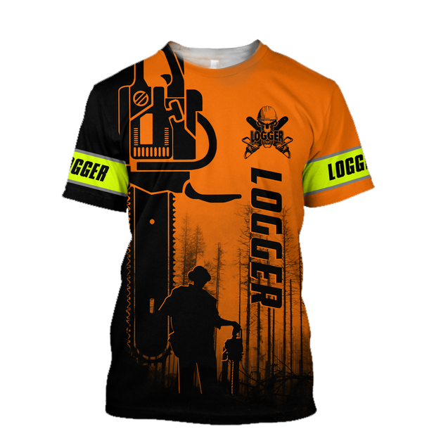 Premium Logger Man Orange Unisex Shirts DL20103205