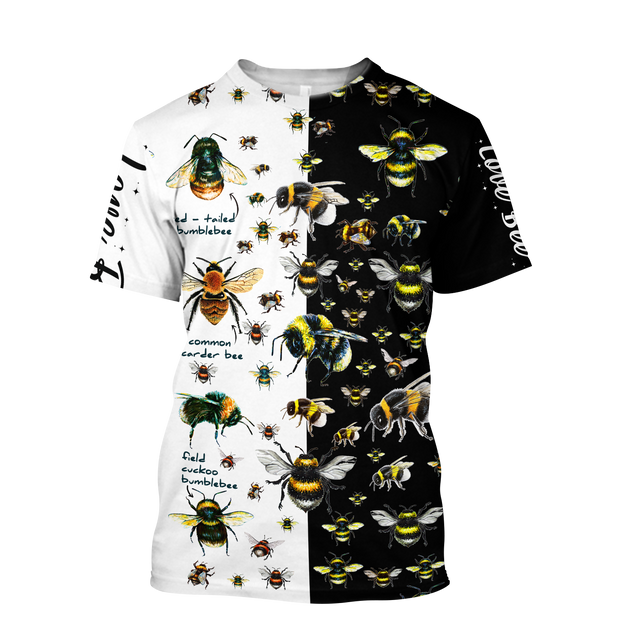 Beautiful Love Bee Hoodie For Men And Women