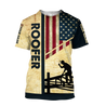 Personalized American Roofer All Over Printed Hoodie For Men MEI