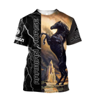 Black Stallion Arabian Horse 3D All Over Printed Shirt Hoodie Pi301202-Apparel-TA-T-Shirt-S-Vibe Cosy™
