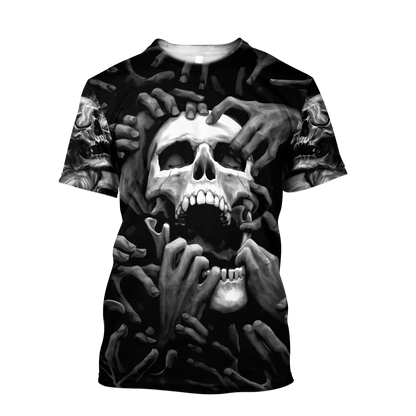 Premium Skull Tattoo 3D All Over Printed Unisex Shirts