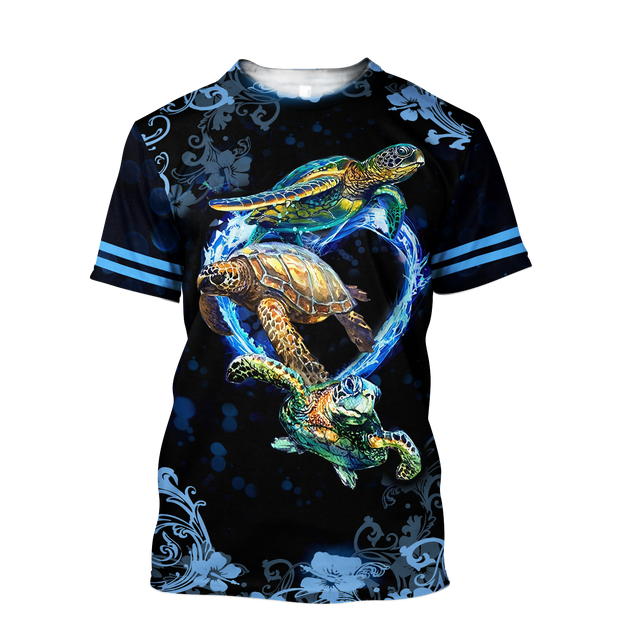 Turtle 3d hoodie shirt for men and women HAC270409-Apparel-HG-T-shirt-S-Vibe Cosy™