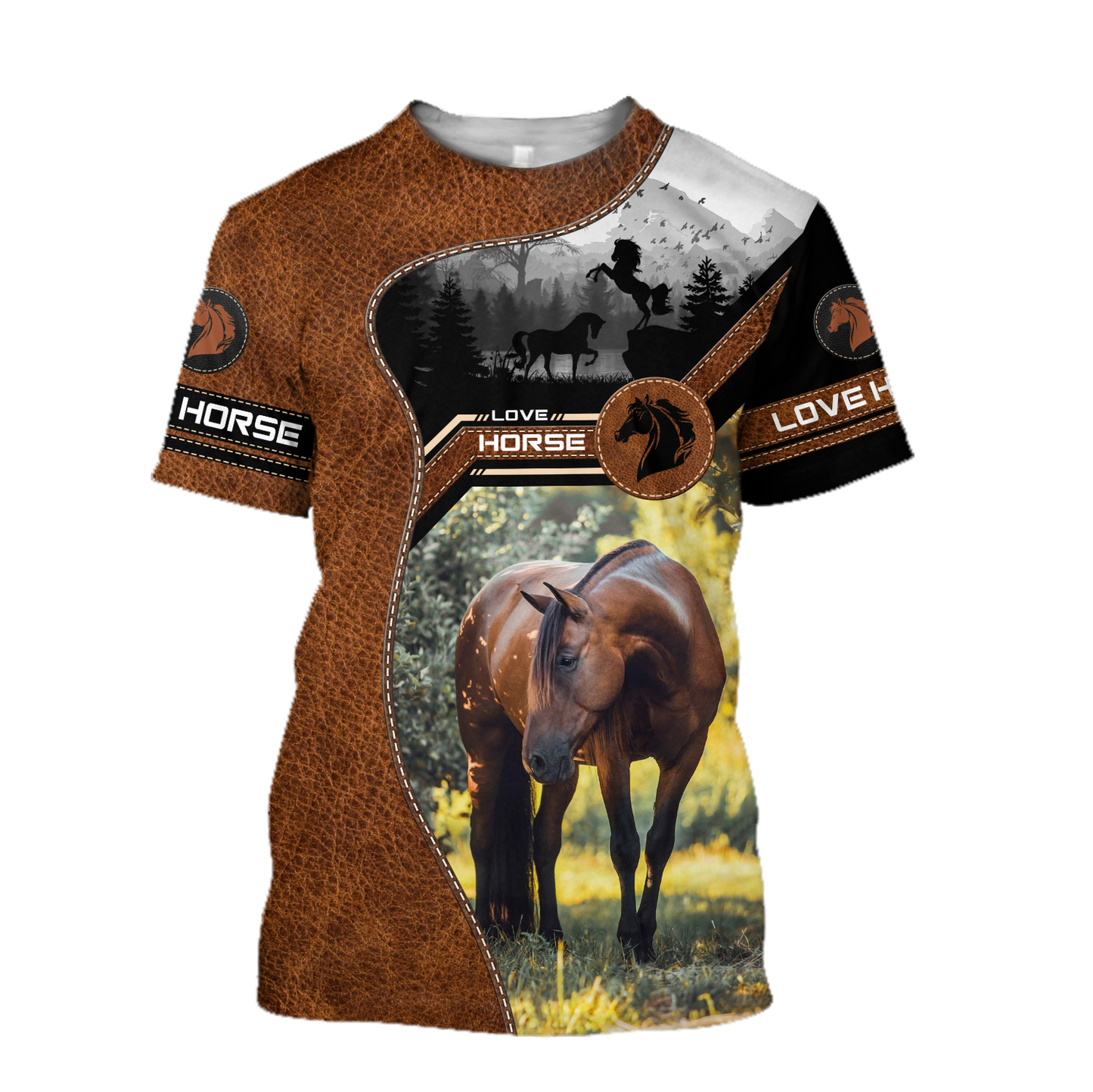 Love Horse 3D All Over Printed Shirts For Men and Women TA08312004