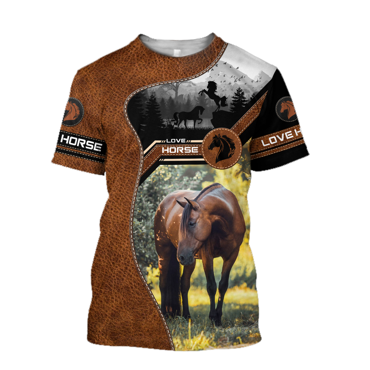 Love Horse 3D All Over Printed Shirts For Men and Women TA08312004