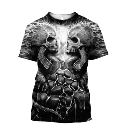 Premium Skull Tattoo 3D All Over Printed Unisex Shirts
