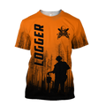 Premium Logger Man Orange Unisex Shirts DL20052017