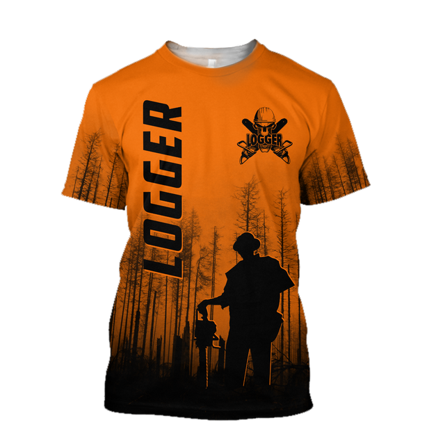 Premium Logger Man Orange Unisex Shirts DL20052017