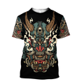 Samurai Tattoo Art Hoodie T Shirt For Men and Women HAC220602-NM-Apparel-NM-T-Shirt-S-Vibe Cosy™