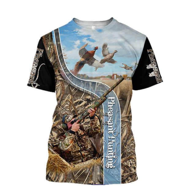 Pheasant Hunting 3D All Over Printed Shirt Hoodie-Apparel-MP-T-Shirt-S-Vibe Cosy™