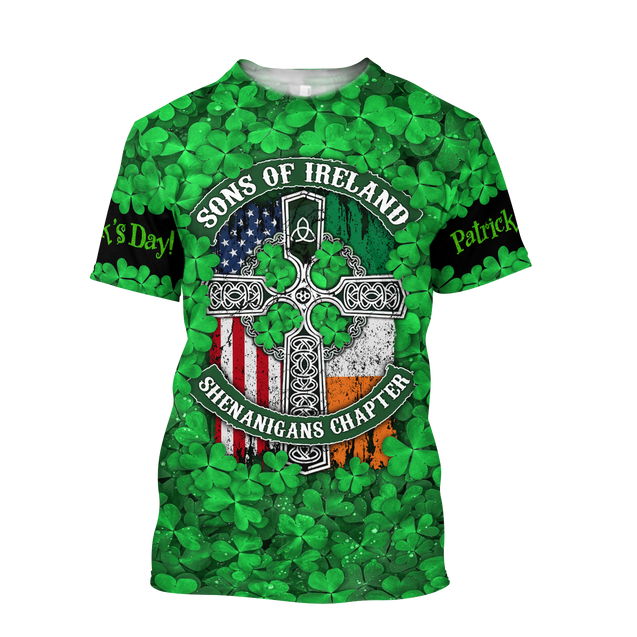 Happy St Patrick's Day Irish Hoodie T-Shirt Sweatshirt for Men and Women Pi170203-Apparel-NM-T-shirt-S-Vibe Cosy™