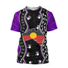 Aboriginal Australia Indigenous Map Purple Shirt For Men and Women