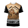 Beautiful Horse 3D All Over Printed shirt for Men and Women Pi080103-Apparel-NNK-T-Shirt-S-Vibe Cosy™