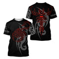 November King Scorpio Tattoo 3D All Over Printed Shirts For Men and Women
