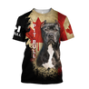 Pit Bull Canada Flag 3D All Over Print Hoodie TR2509201