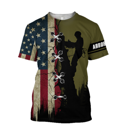 Premium Unisex All Over Printed Arborist Shirts MEI