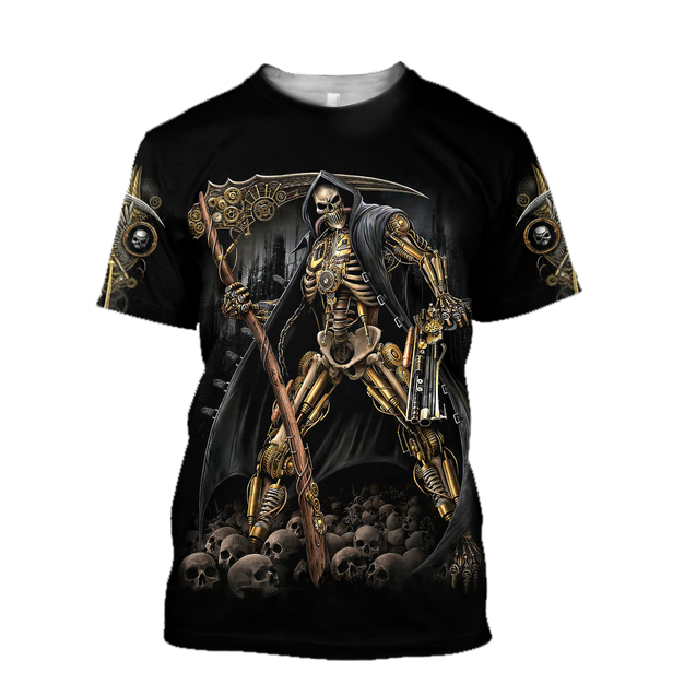 Grim reaper 3D All Over Printed Shirts and short for Men and Women PL