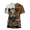 Boar Hunter Oreange Camo 3D All Over Print  Hoodie DL20102003