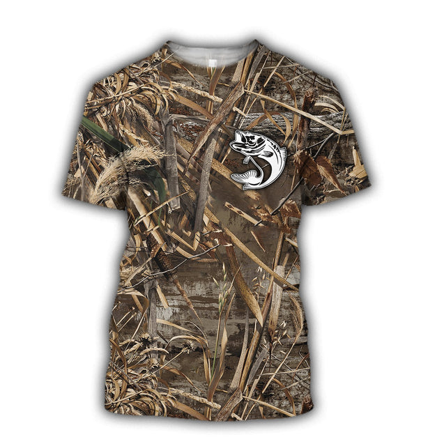 Fishing full Camo water all over shirts For Men and Women TR281201 - Amaze Style™-Apparel