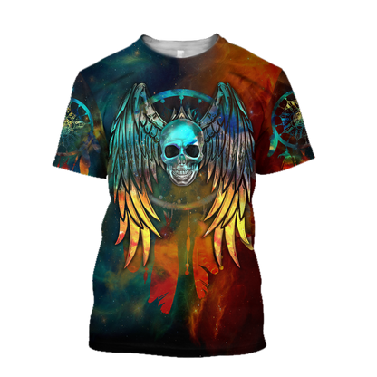 Premium Skull 3D All Over Printed Unisex Shirts