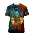 Premium Skull 3D All Over Printed Unisex Shirts