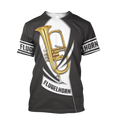 Flugelhorn music 3d hoodie shirt for men and women HG HAC260203-Apparel-HG-T-shirt-S-Vibe Cosy™