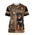 Rottweiler 3d unisex shirt TNA11022001