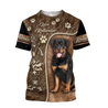 Rottweiler 3d unisex shirt TNA11022001