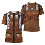 Native Cowboy Jacket No5 Cosplay 3D Over Printed Unisex Deluxe Hoodie ML