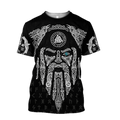 3D All Over Printed Raven And Odin version 1.0-Apparel-HP Arts-T-Shirt-S-Vibe Cosy™