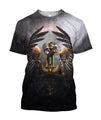 3D All Over Print Horus Egyptian Gods Hoodie-Apparel-Khanh Arts-T-Shirt-S-Vibe Cosy™