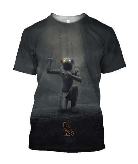 3D All Over Print Horus The Darkness Hoodie-Apparel-Khanh Arts-T-Shirt-S-Vibe Cosy™