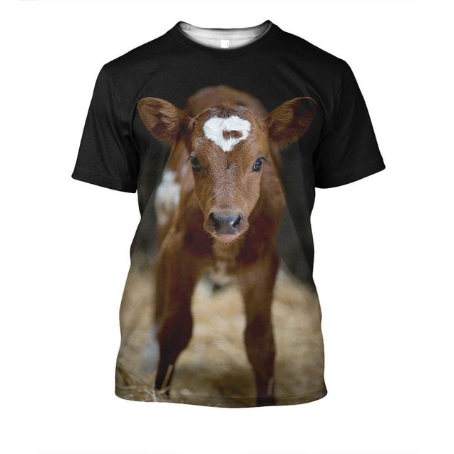 Beautiful Baby Cow Shirts TT-Apparel-TT-T-Shirt-S-Vibe Cosy™