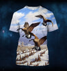 3D All Over Printed Canada Geese Shirts and Shorts-Apparel-HP Arts-T-Shirt-S-Vibe Cosy™