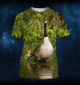 3D All Over Printed Goose T-shirt Hoodie-Apparel-HP Arts-T-Shirt-S-Vibe Cosy™