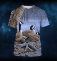 3D All Over Printed Goose Shirts and Shorts-Apparel-HP Arts-T-Shirt-S-Vibe Cosy™