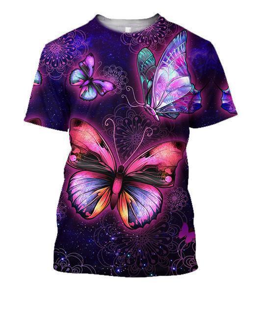 3D All Over Bumble Galaxy Butterfly Hoodie NM-Apparel-NM-T-Shirt-S-Vibe Cosy™