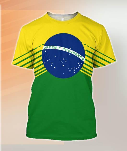 Brasil Flag Hoodie - Stripes Style-Apparel-Phaethon-T-Shirt-S-Vibe Cosy™