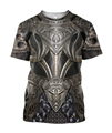 3D Printed Hoodie Chainmail Knight Armor Clothes JJ060304-Apparel-MP-T shirt-S-Vibe Cosy™