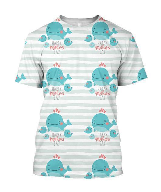 3D All Over Best Mom Dolphin Hoodie-Apparel-Khanh Arts-T-Shirt-S-Vibe Cosy™