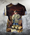 Great Ducks Unlimited Hunting Dog 3D All Over Printed Shirts-Apparel-HP Arts-T-Shirt-S-Vibe Cosy™