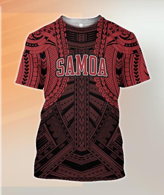 American Samoa Spirit Hoodie (Red) PL-Apparel-PL8386-T-Shirt-S-Vibe Cosy™