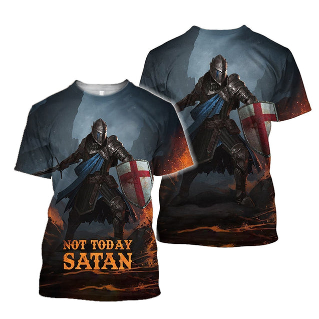 3D All Over Printed Knight Templar-Apparel-HP Arts-T-Shirt-S-Vibe Cosy™