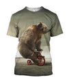 Bear cycling 3D all over printer shirts for man and women JJ241202 PL-Apparel-PL8386-T shirt-S-Vibe Cosy™