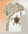 American Samoa Polynesian Hoodie - Golden & White H10-Apparel-Phaethon-T-Shirt-S-Vibe Cosy™