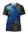 3D All Over Print Blue Parrot Love Hoodie-Apparel-PHL-T-Shirt-S-Vibe Cosy™